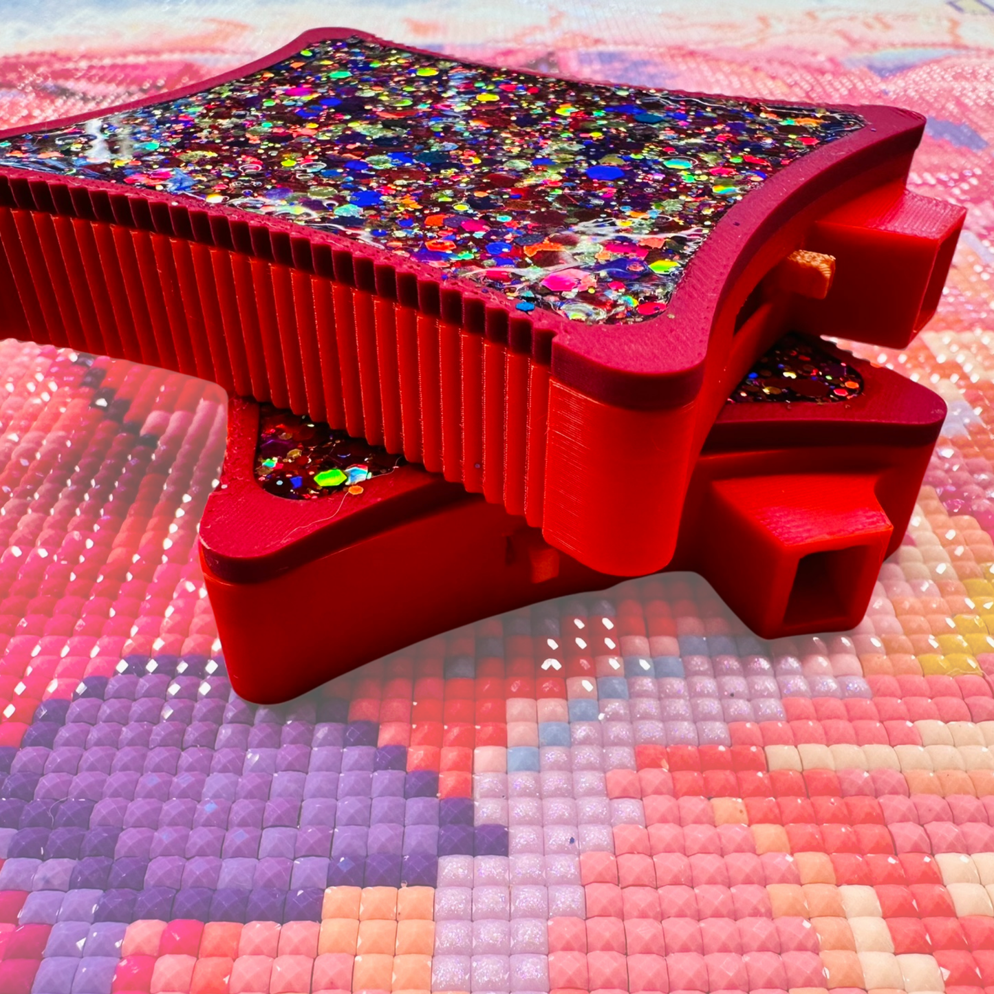 Small Ergonomic Style Diamond Art Tray- SMALL Meteor Shower