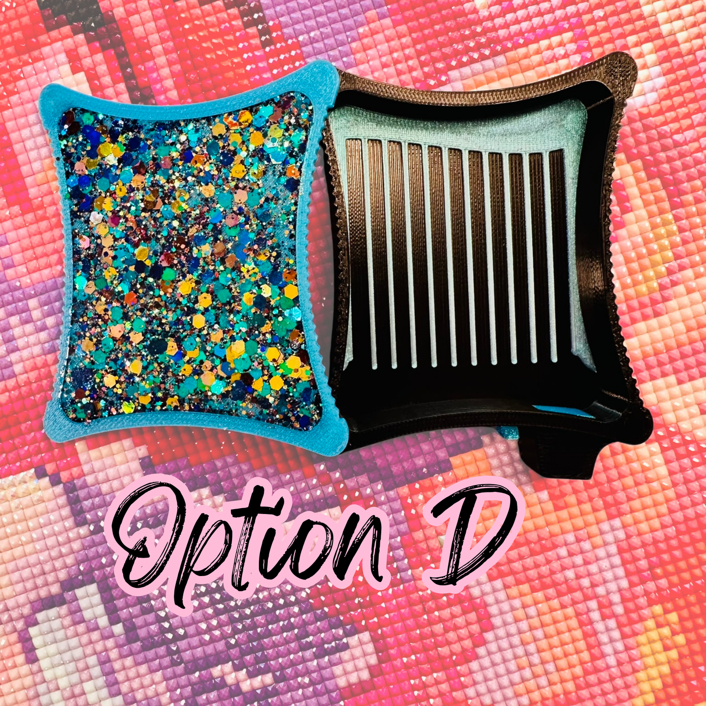 Small Ergonomic Style Diamond Art Tray- SMALL Meteor Shower