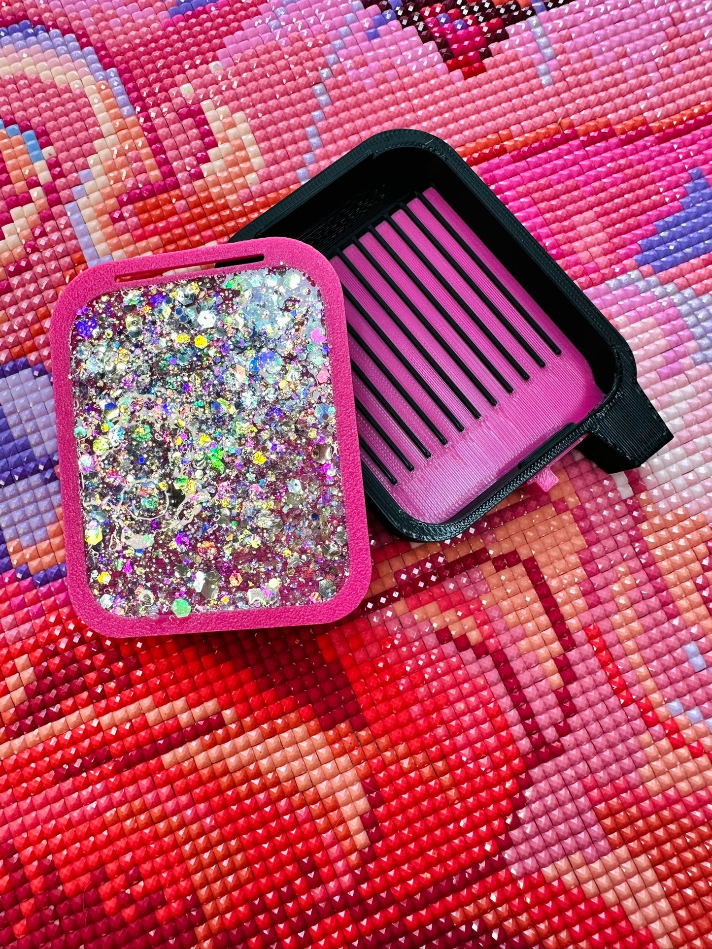 Small Diamond Art Tray- Meteor Shower