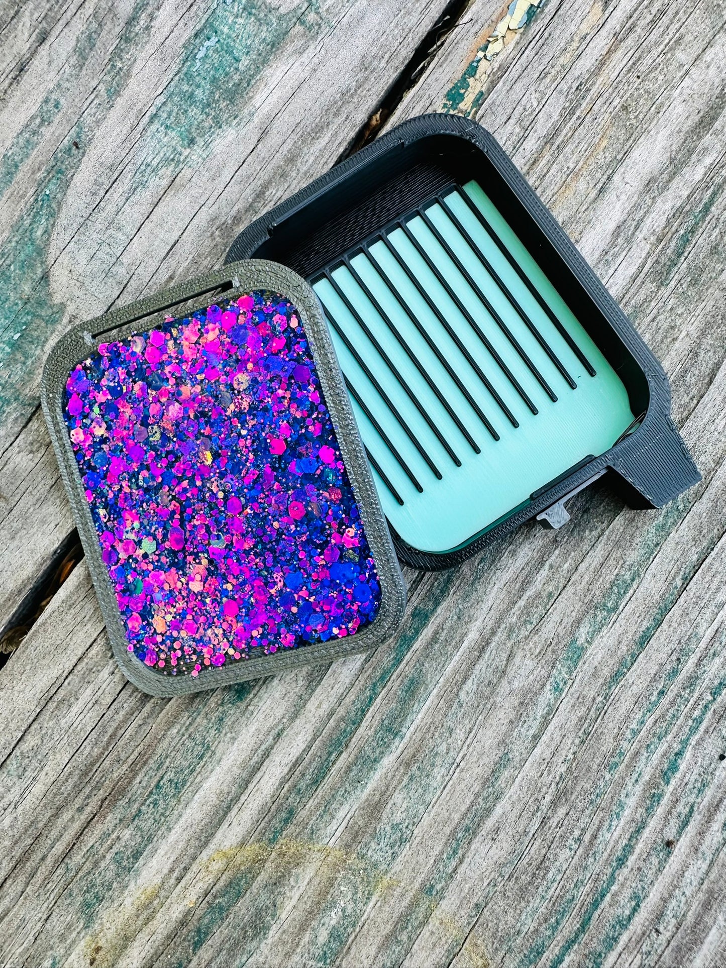 Small Diamond Art Tray- Meteor Shower