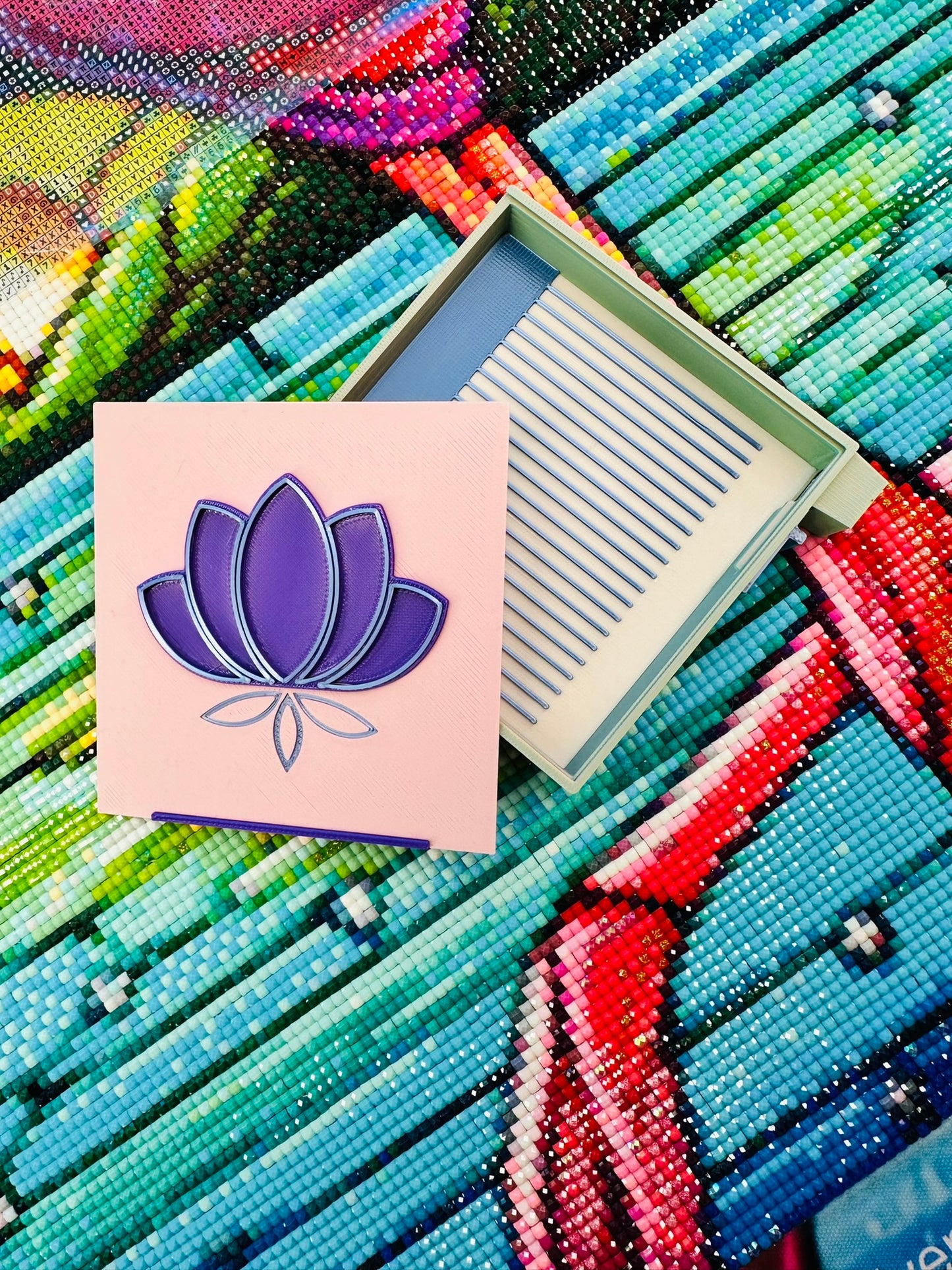 Diamond Art Tray Lotus