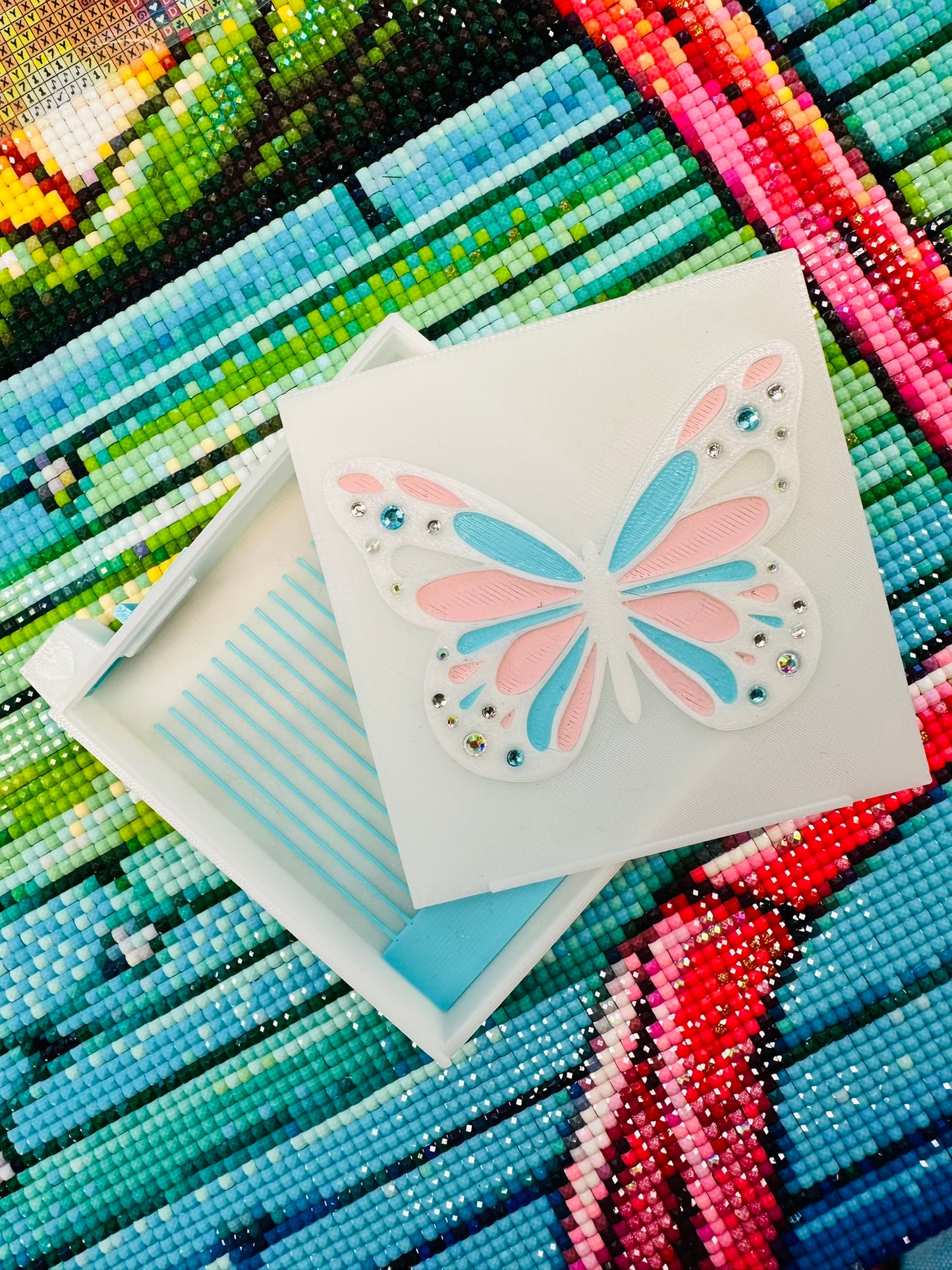 Diamond Art Tray- Butterfly Box Tray