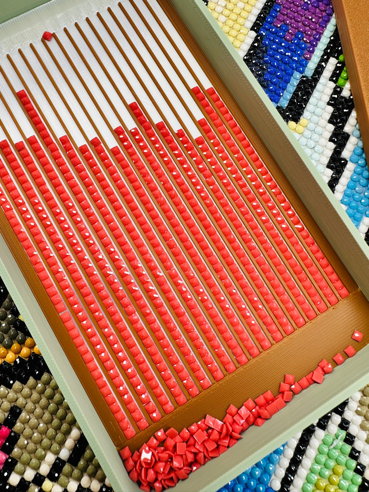 Diamond Art Tray with Lid and Spout Closure – Sweater Weather Collection | Limited Fall & Winter 2025 Release