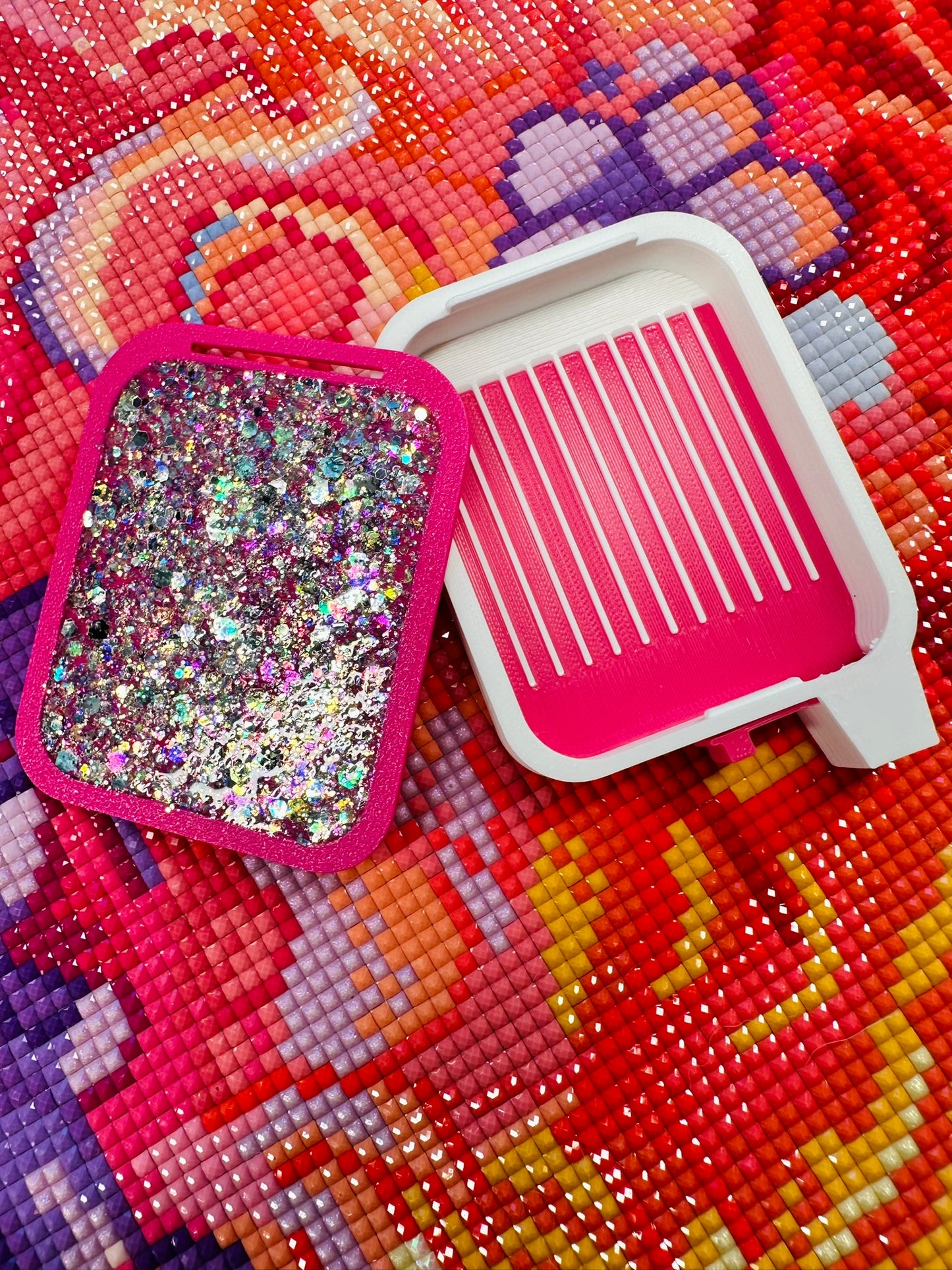 Small Diamond Art Tray- Meteor Shower