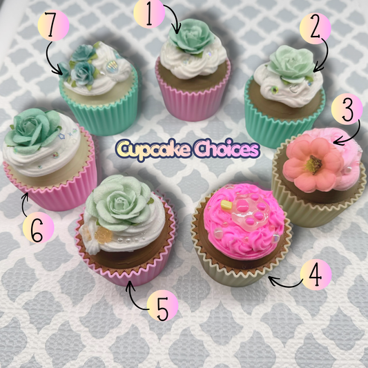 Faux Cupcake Cover Minder/ Trash Minder- Standard Size- Limited Edition