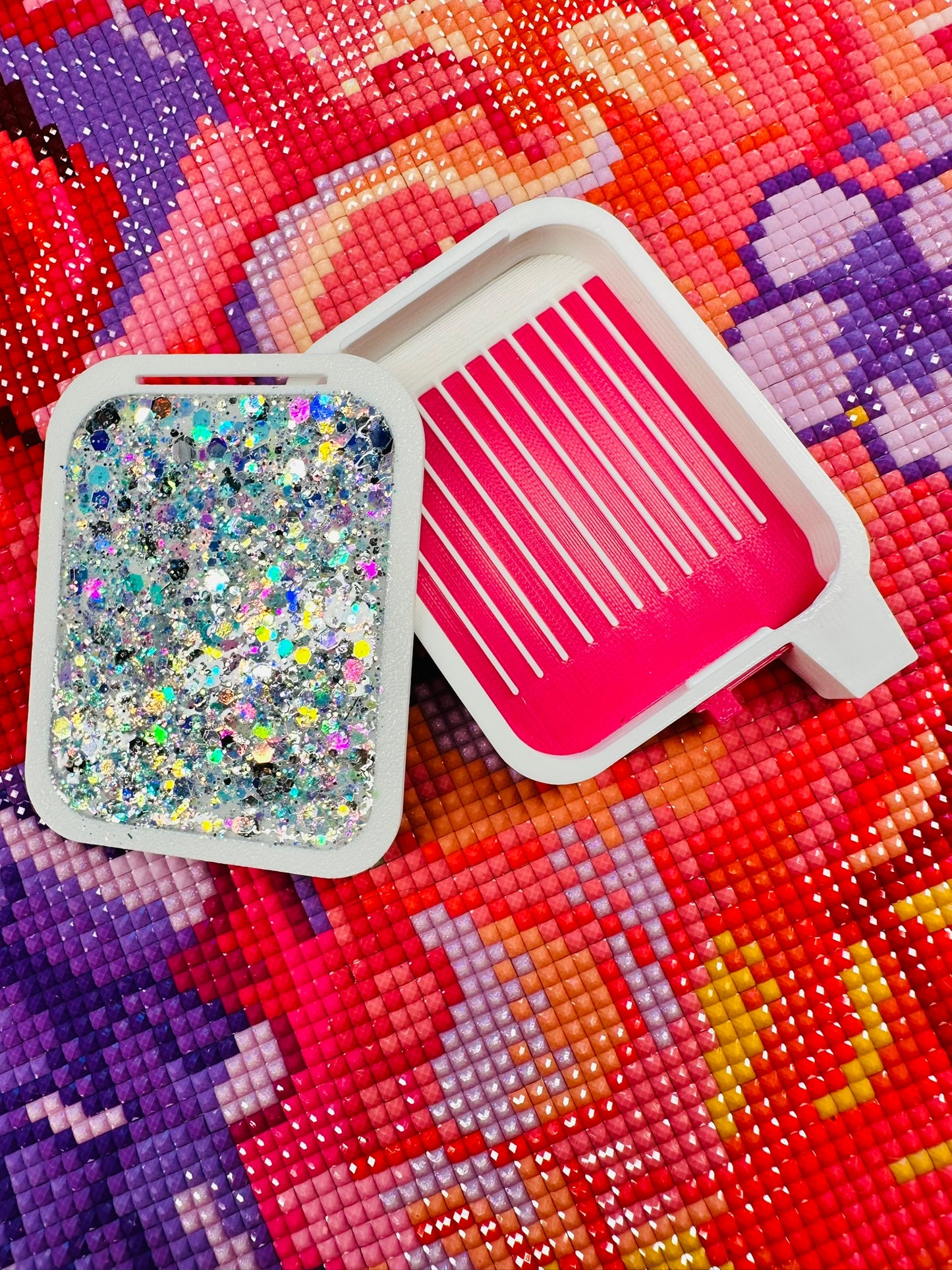 Small Diamond Art Tray- Meteor Shower