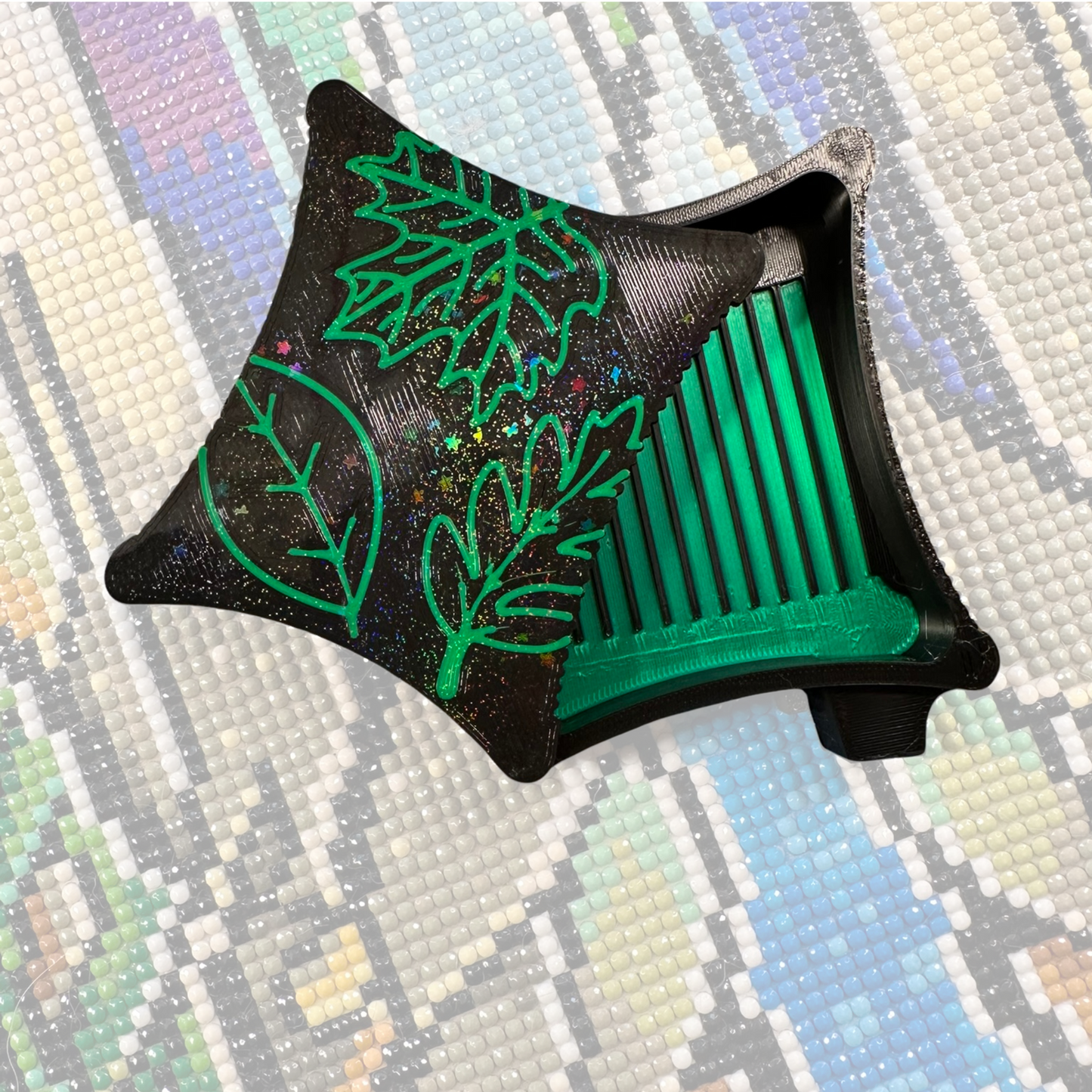 Small Ergonomic Style Diamond Art Tray- Autumn Leaves