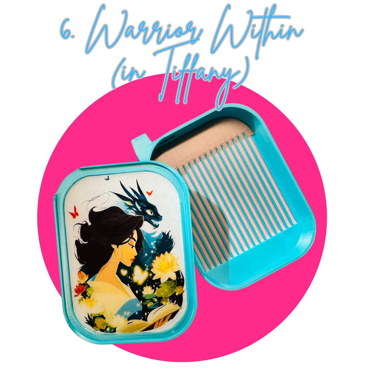 Diamond Art Tray- Artesian Series- Ever After Trays | Stackable Diamond Art Tray with Lid and Enclosed Stopper