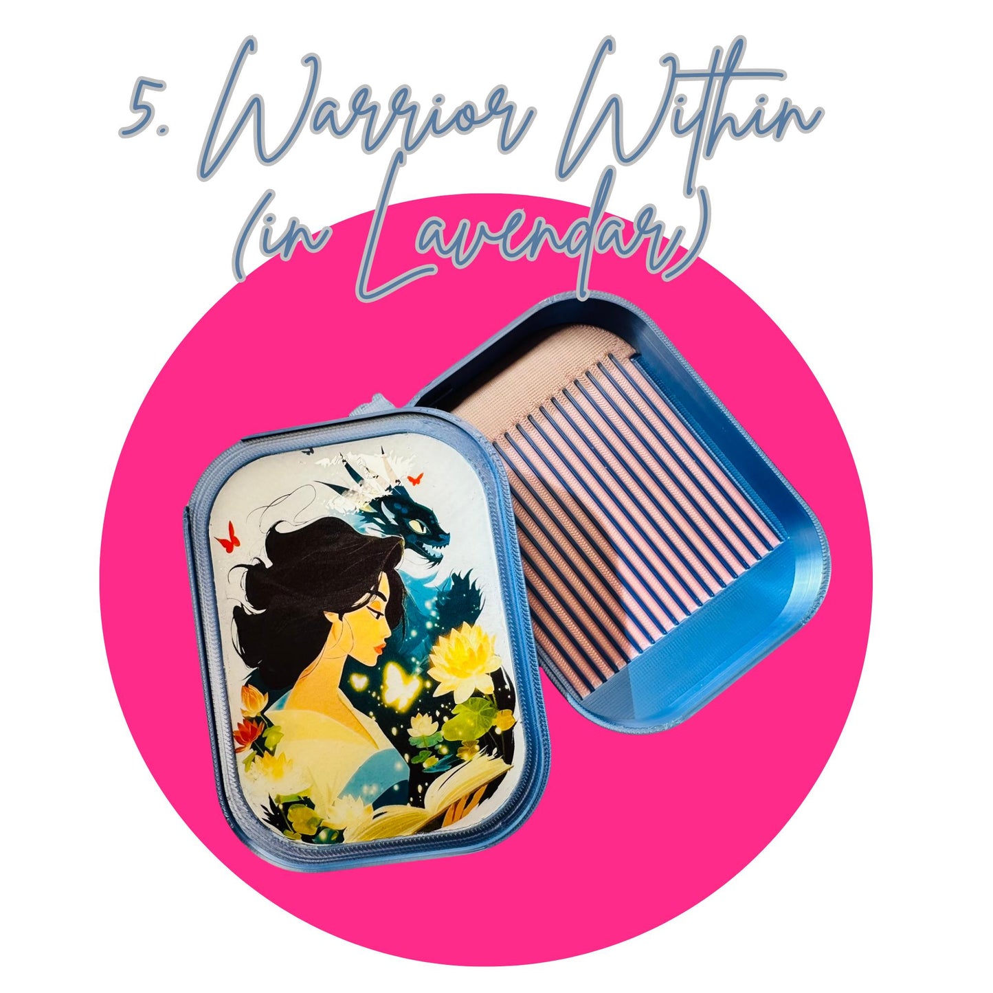 Diamond Art Tray- Artesian Series- Ever After Trays | Stackable Diamond Art Tray with Lid and Enclosed Stopper