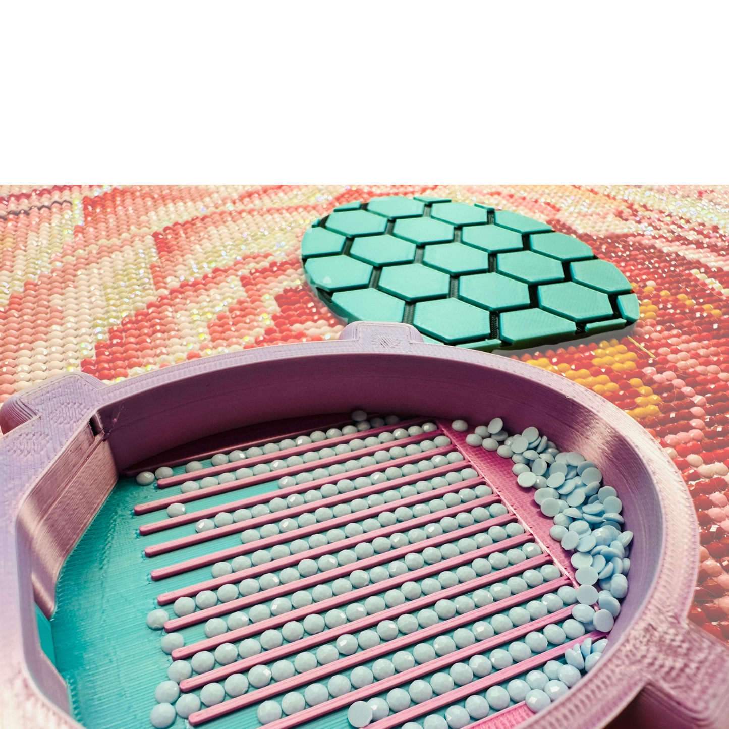 Tip Proof Turtle Tray™ 2.0 – Diamond Art Tray