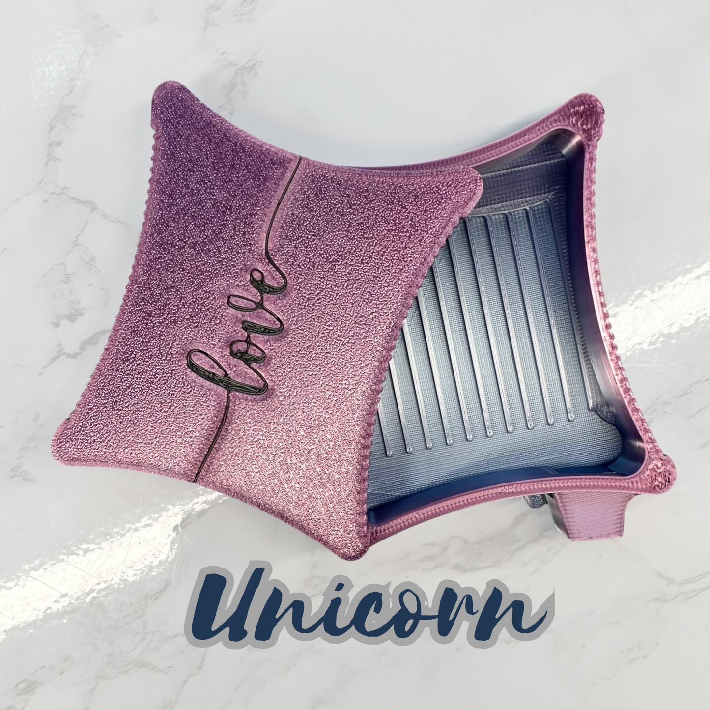 Small Ergonomic Style Diamond Art Tray- Love