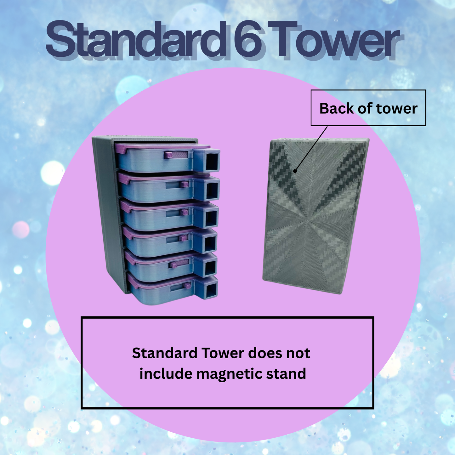 Confetti Tray Tower with Diamond Art Trays