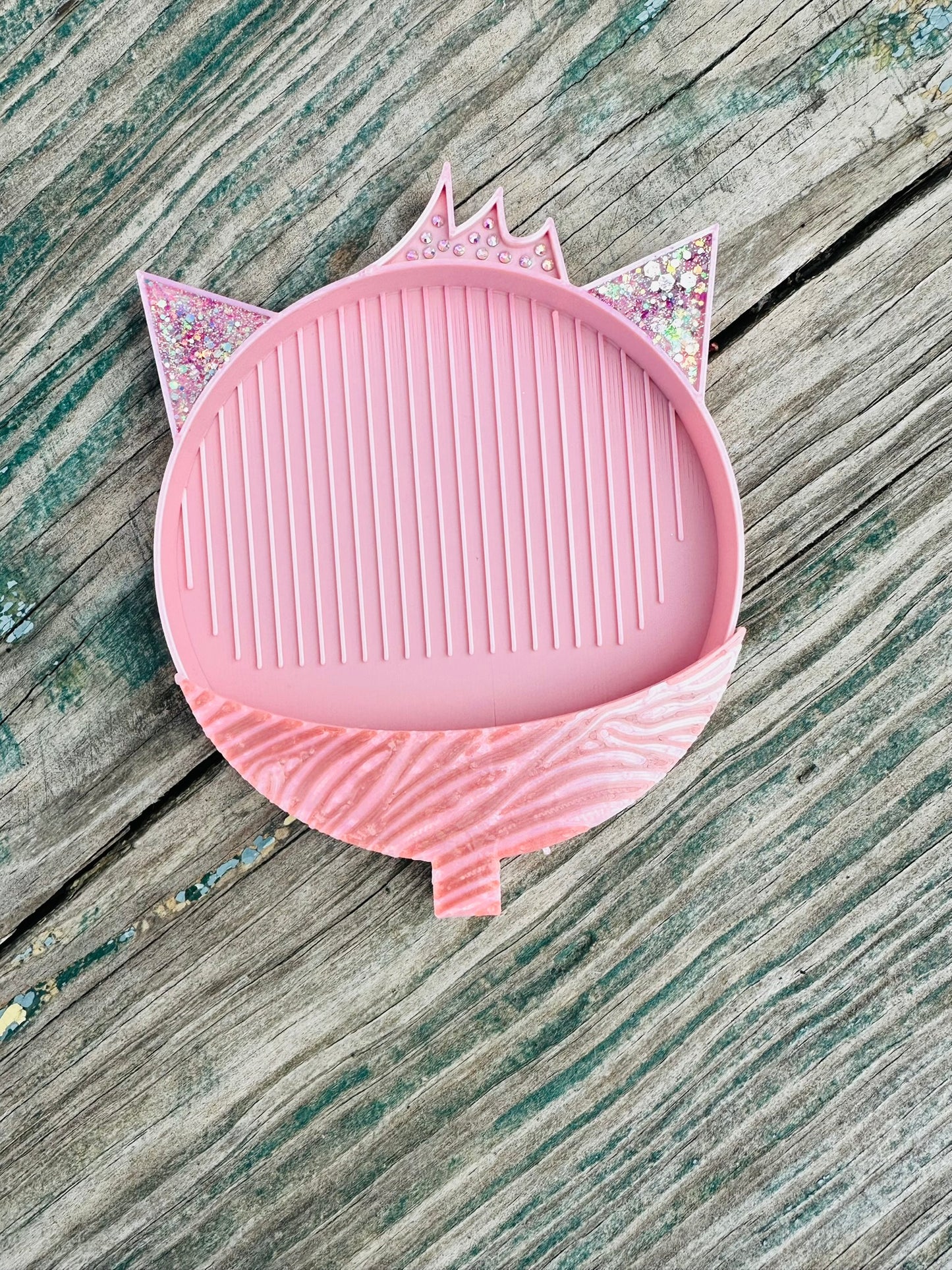 Cosmic Cat Tray- Cherry Blossom Matte
