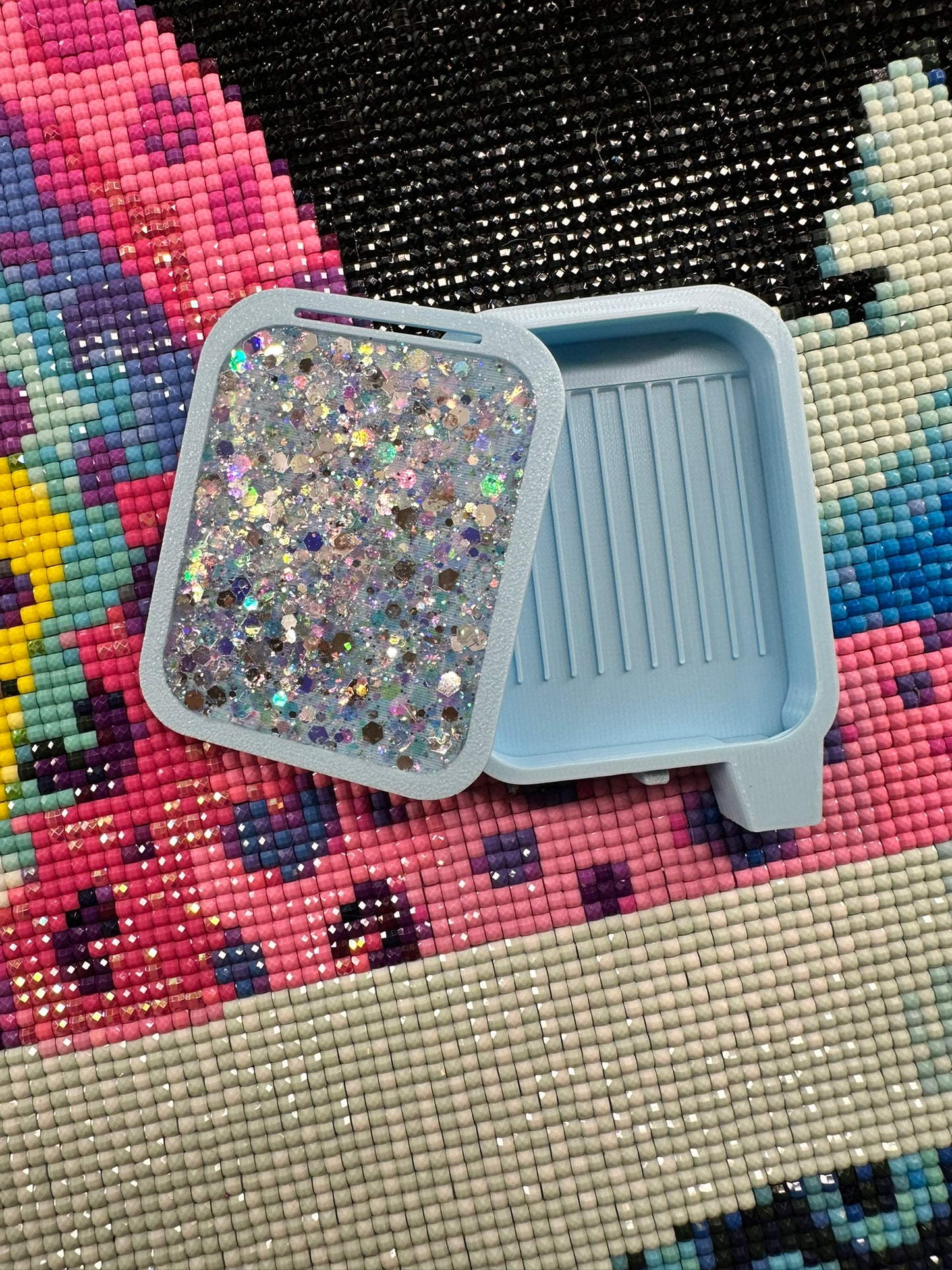 Small Diamond Art Tray- Meteor Shower