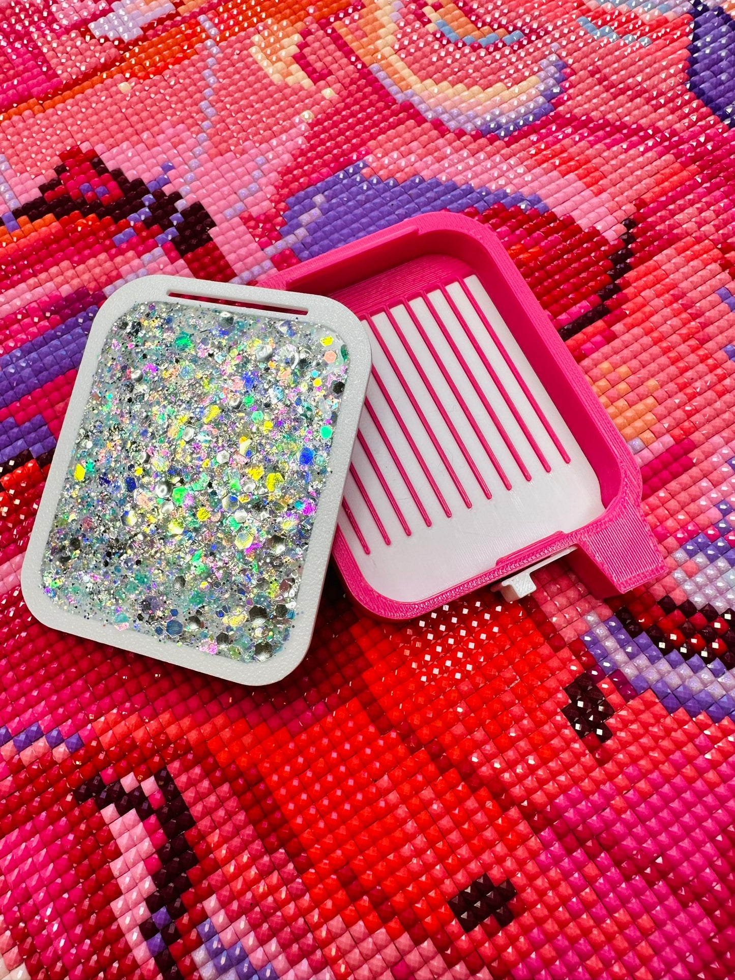Small Diamond Art Tray- Meteor Shower