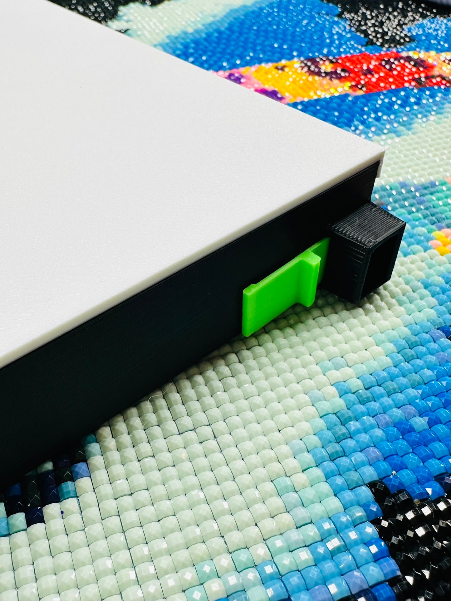 Mega Diamond Art Tray- Block Party | Large Tray with Sliding Lid