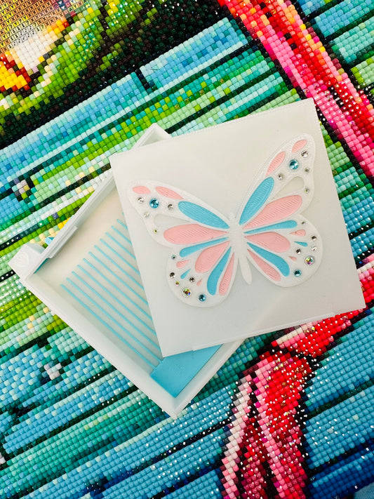 Diamond Art Tray- Butterfly Box Tray