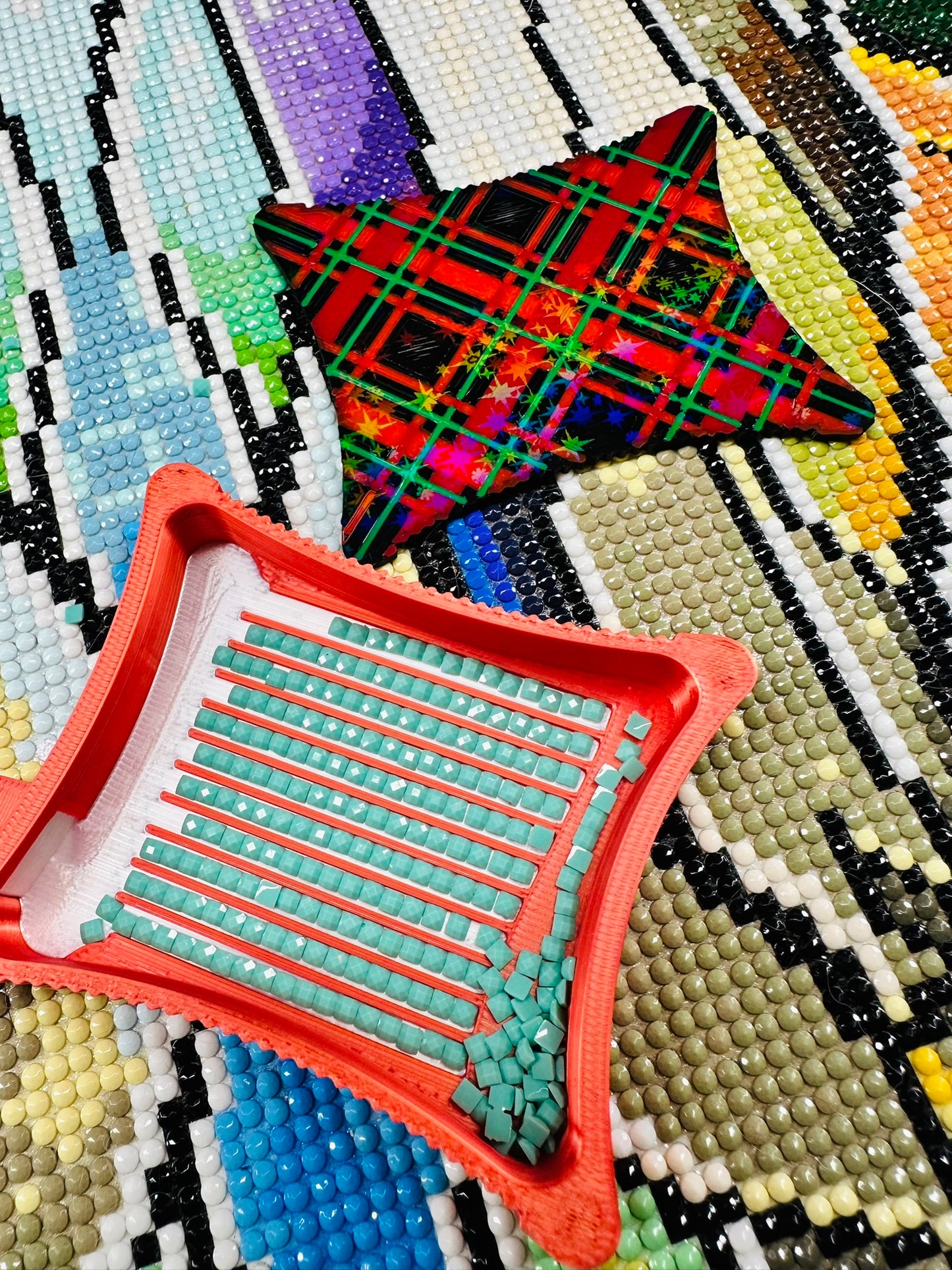 Small Christmas Style Ergonomic Diamond Art Tray