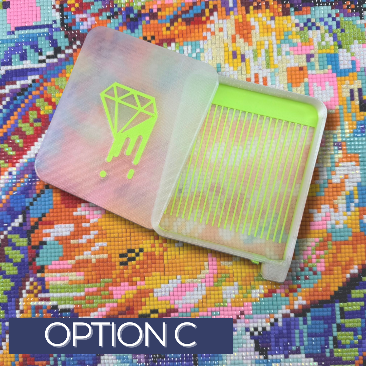 Diamond Art Tray with Lid- Melt- Standard Size