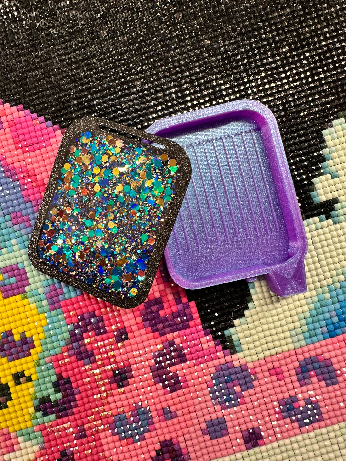 Small Diamond Art Tray- Meteor Shower