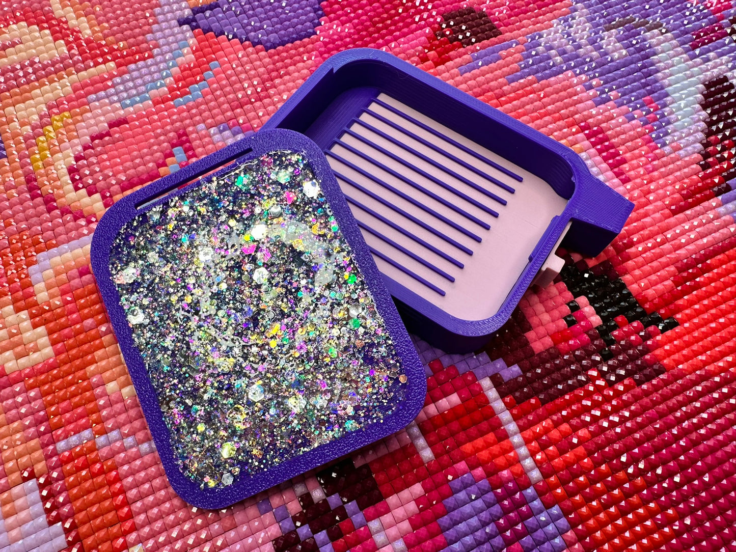 Small Diamond Art Tray- Meteor Shower