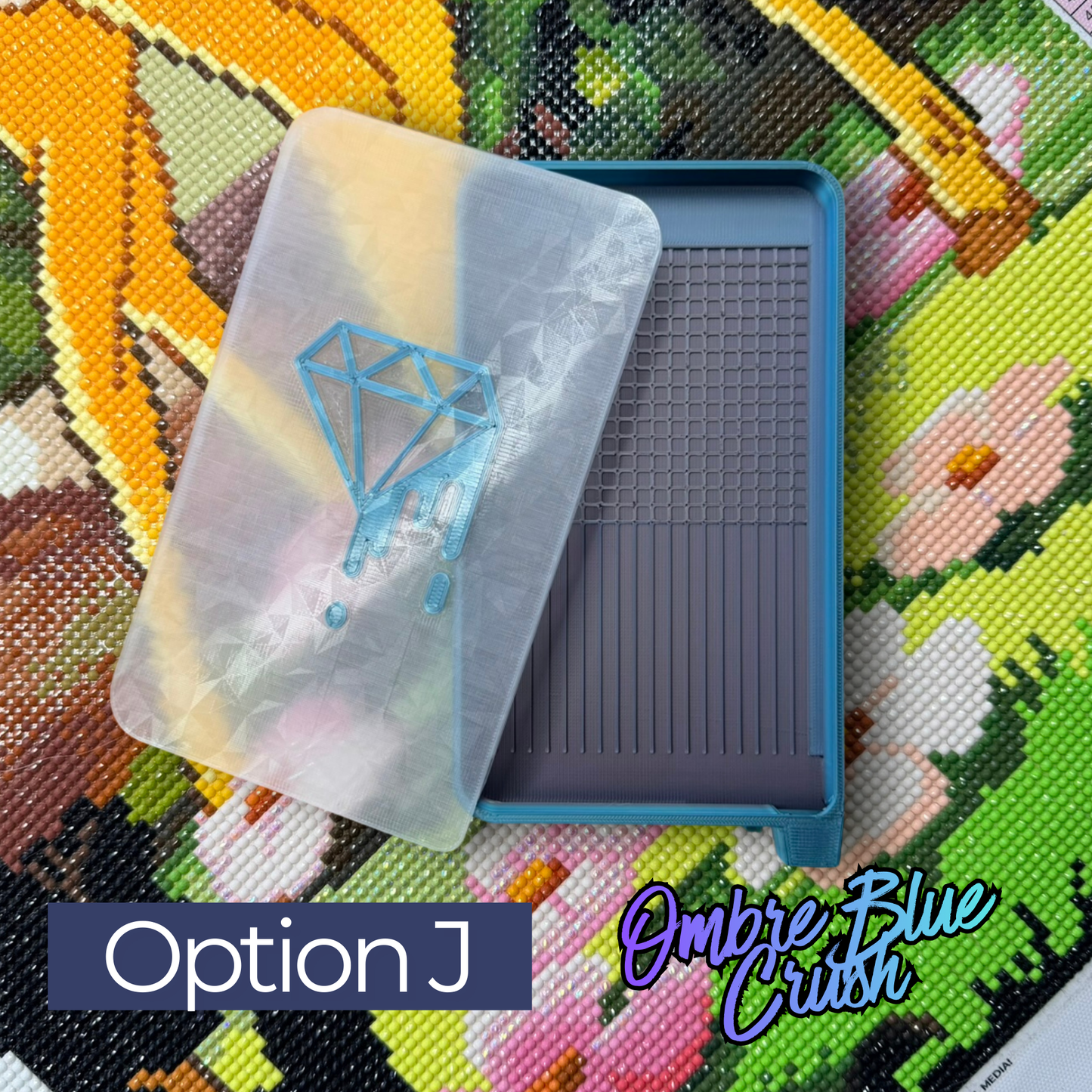 Single Placer Hybrid Grid Diamond Art Tray