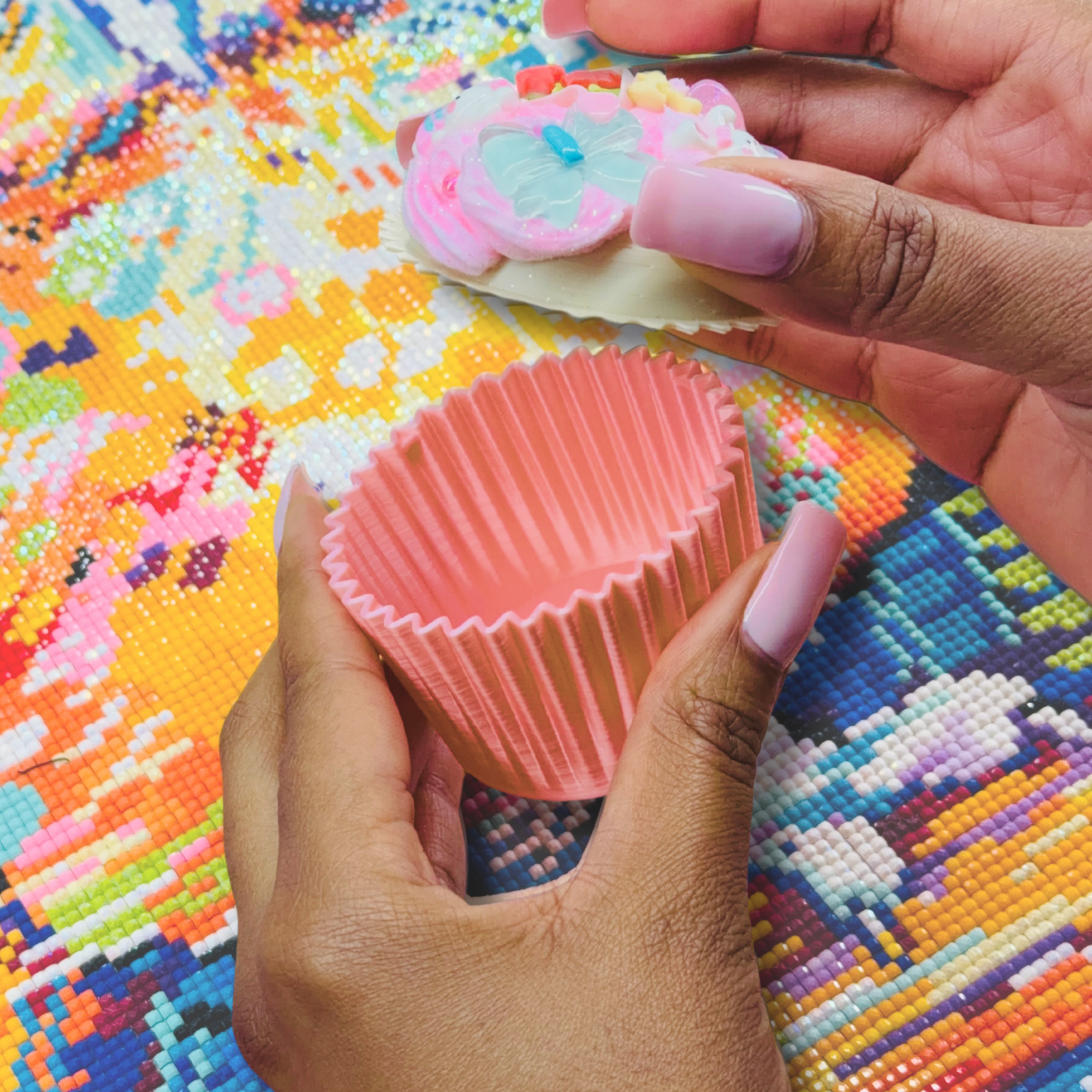 Faux Jumbo Cupcake Cover Minder/ Trash Minder- Jumbo Size- Limited Edition