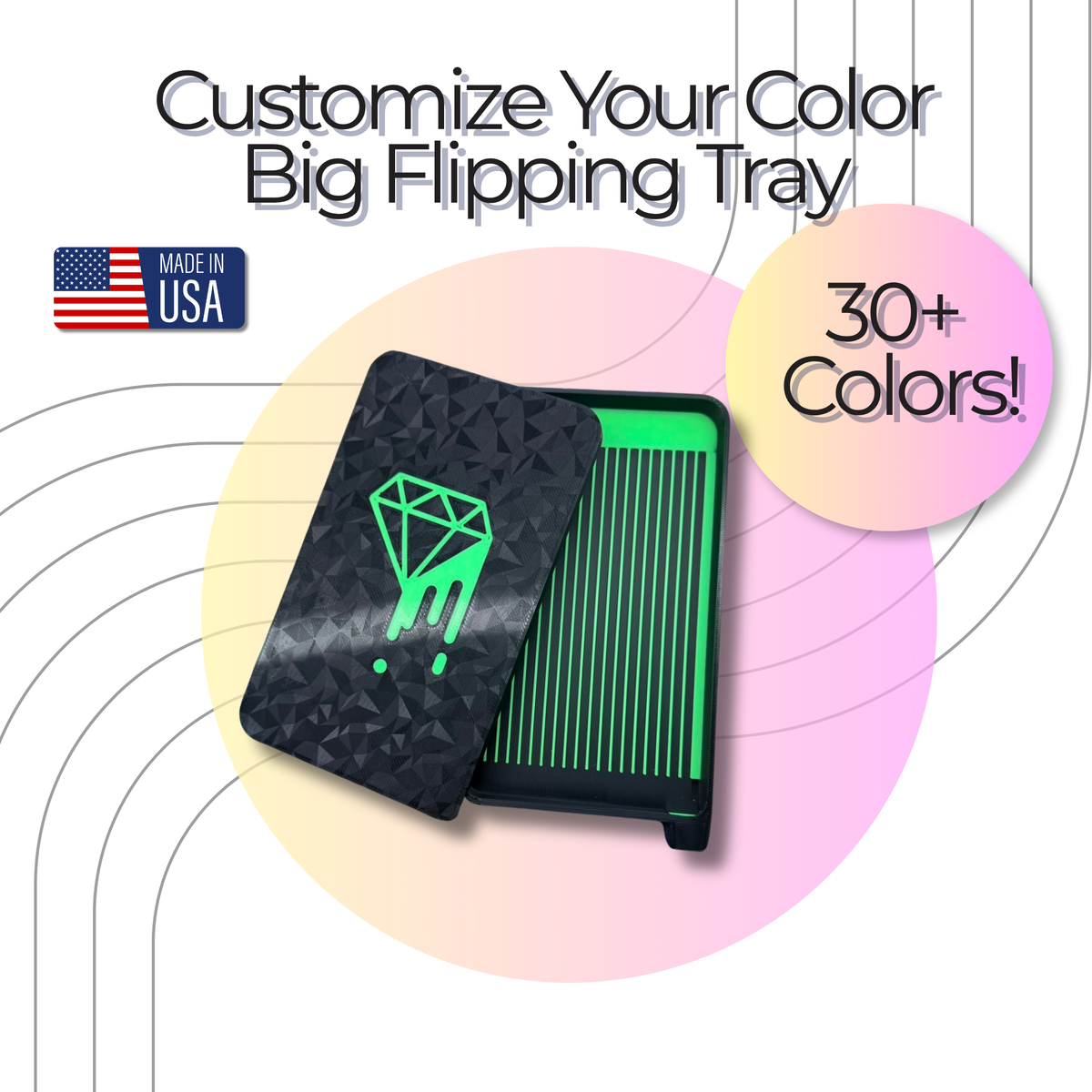 Choose Your Color Big Flipping Tray- Melt | Large Diamond Drill Tray