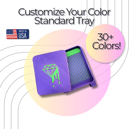 Customize Your Diamond Art Tray with Lid- Melt- Standard Size
