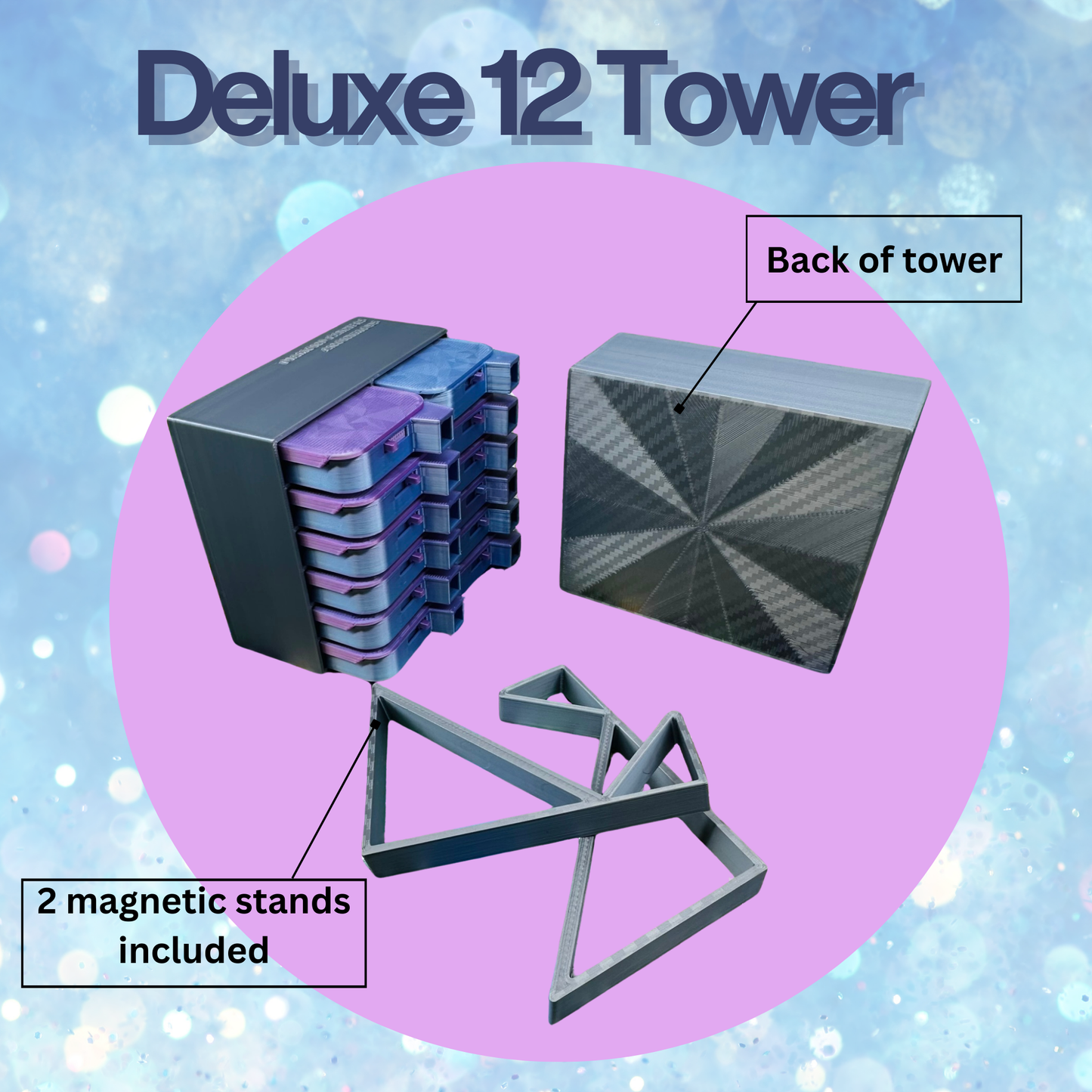 Confetti Tray Tower with Diamond Art Trays