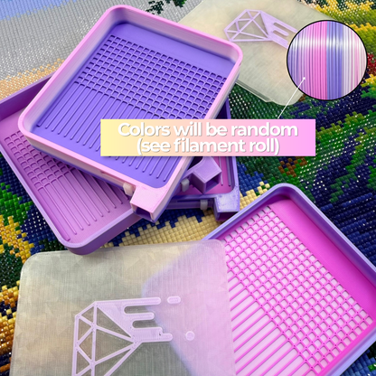 Made to Order Standard Hybrid Grid Diamond Art Tray