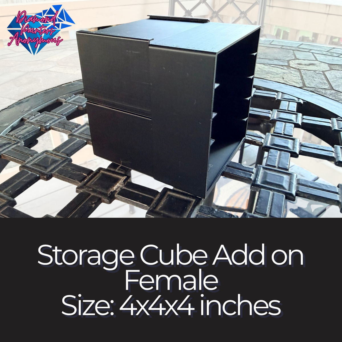 Interlocking Diamond Painting Tray Storage Cubes | Modular Tray Organizer | Stackable Diamond Art Storage
