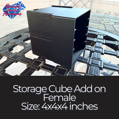 Interlocking Diamond Painting Tray Storage Cubes | Modular Tray Organizer | Stackable Diamond Art Storage