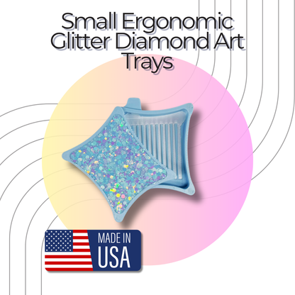 Small Ergonomic Style Diamond Art Tray- SMALL Meteor Shower