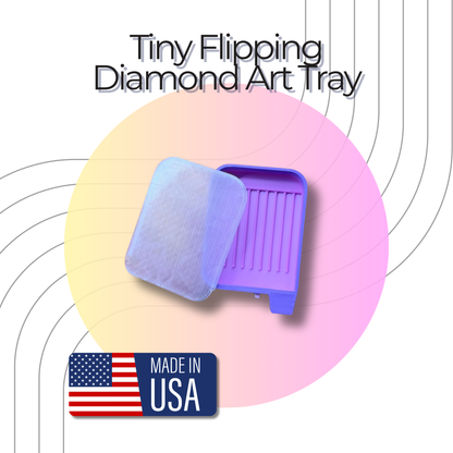 small purple tray with translucent lid