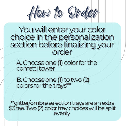 Text instructions for color choice on a light blue background