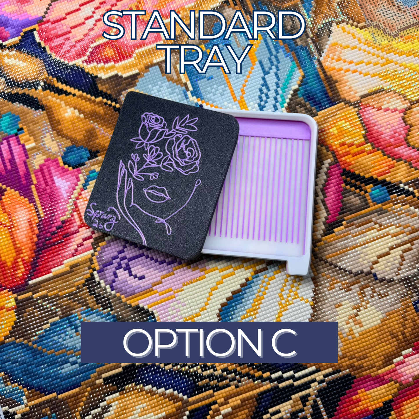 Bloom Where Planted Standard Size Diamond Art Tray