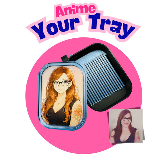 Personalized Diamond Art Tray- Artesian Series- Anime Me Tray