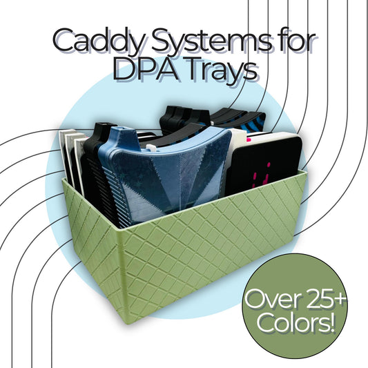 Diamond Painting Tray Organizer Caddy | Storage for Diamond Painters Anonymous Trays & Tools | 3 Styles | 20+ Colors