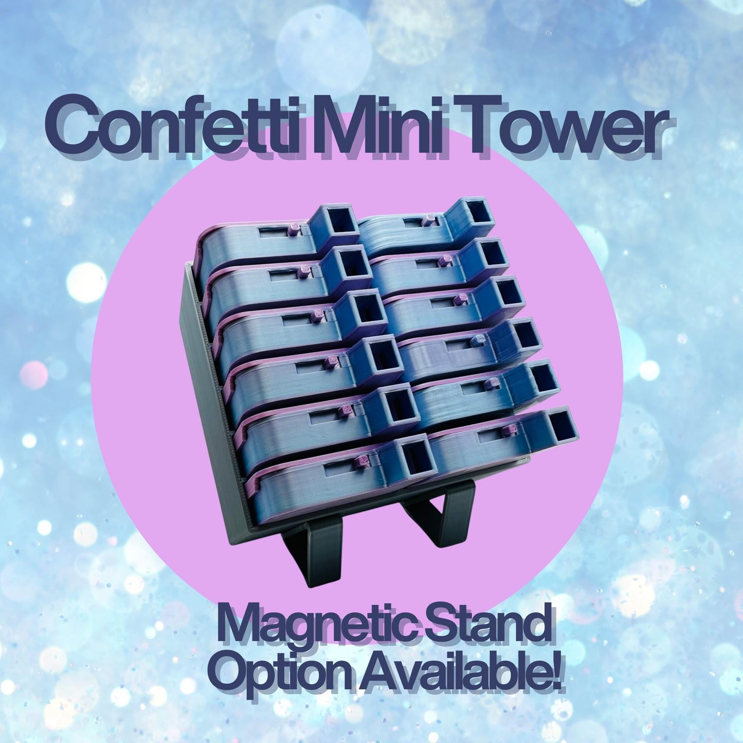 Made to Order Confetti Tray Tower with Diamond Art Trays by DiamondPaintersAnon Shop