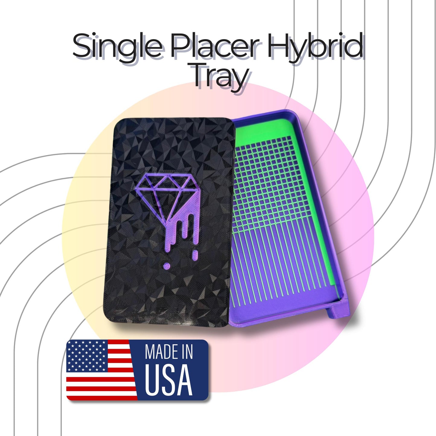 Made to Order Hybrid Diamond Art Tray by DiamondPaintersAnon Shop