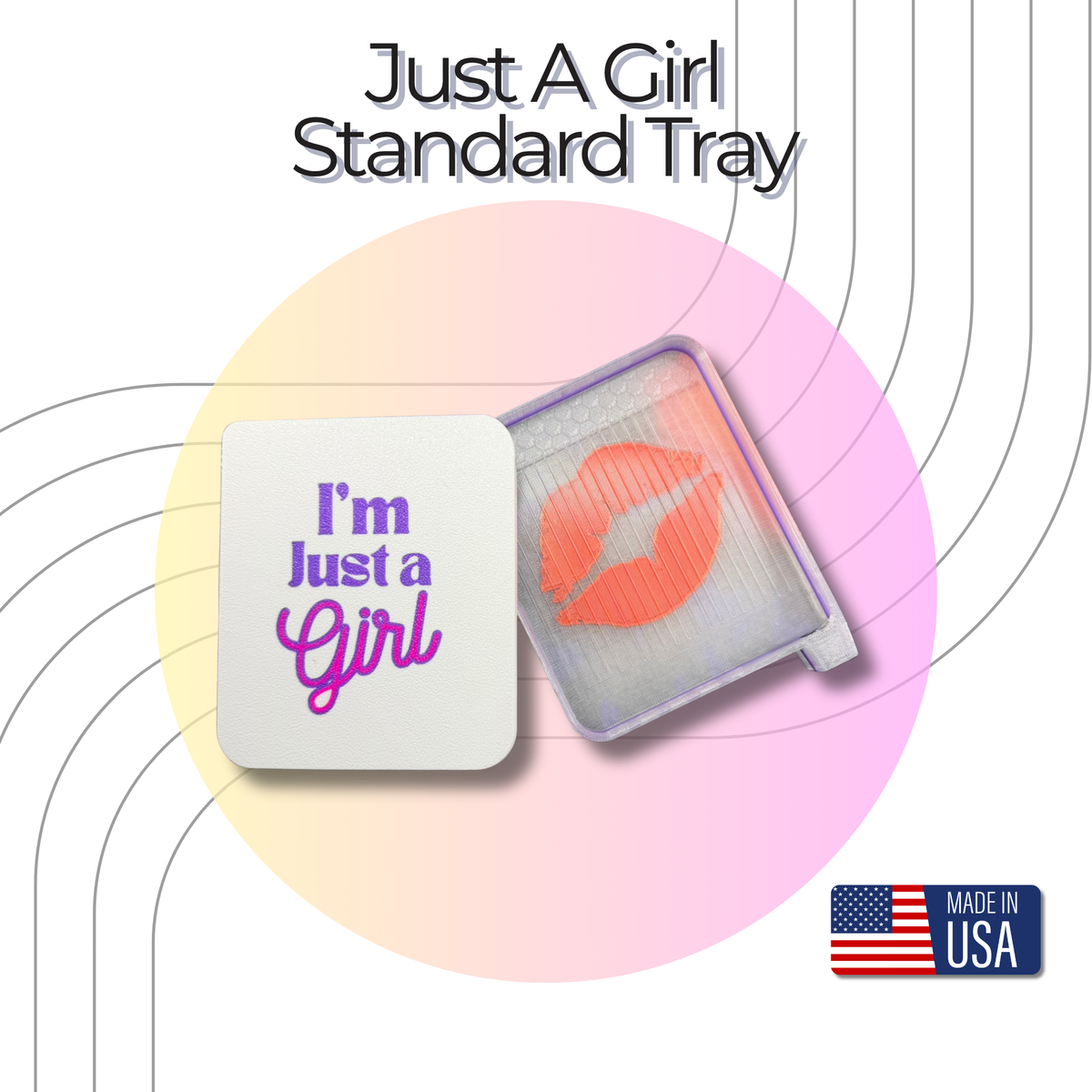 Standard Just A Girl Tray