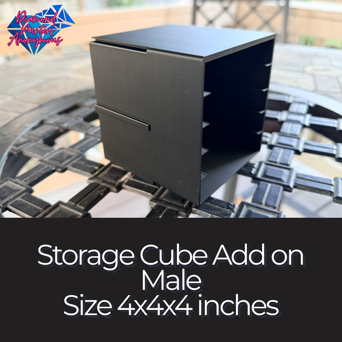 Interlocking Diamond Painting Tray Storage Cubes | Modular Tray Organizer | Stackable Diamond Art Storage