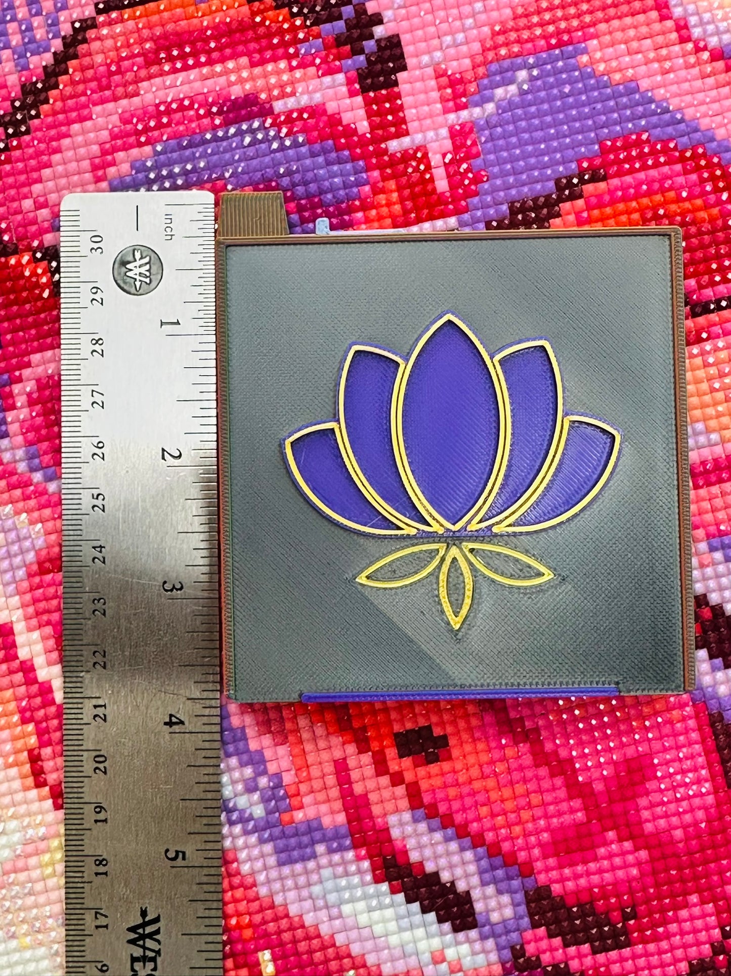 Diamond Art Tray- Lotus Box Tray
