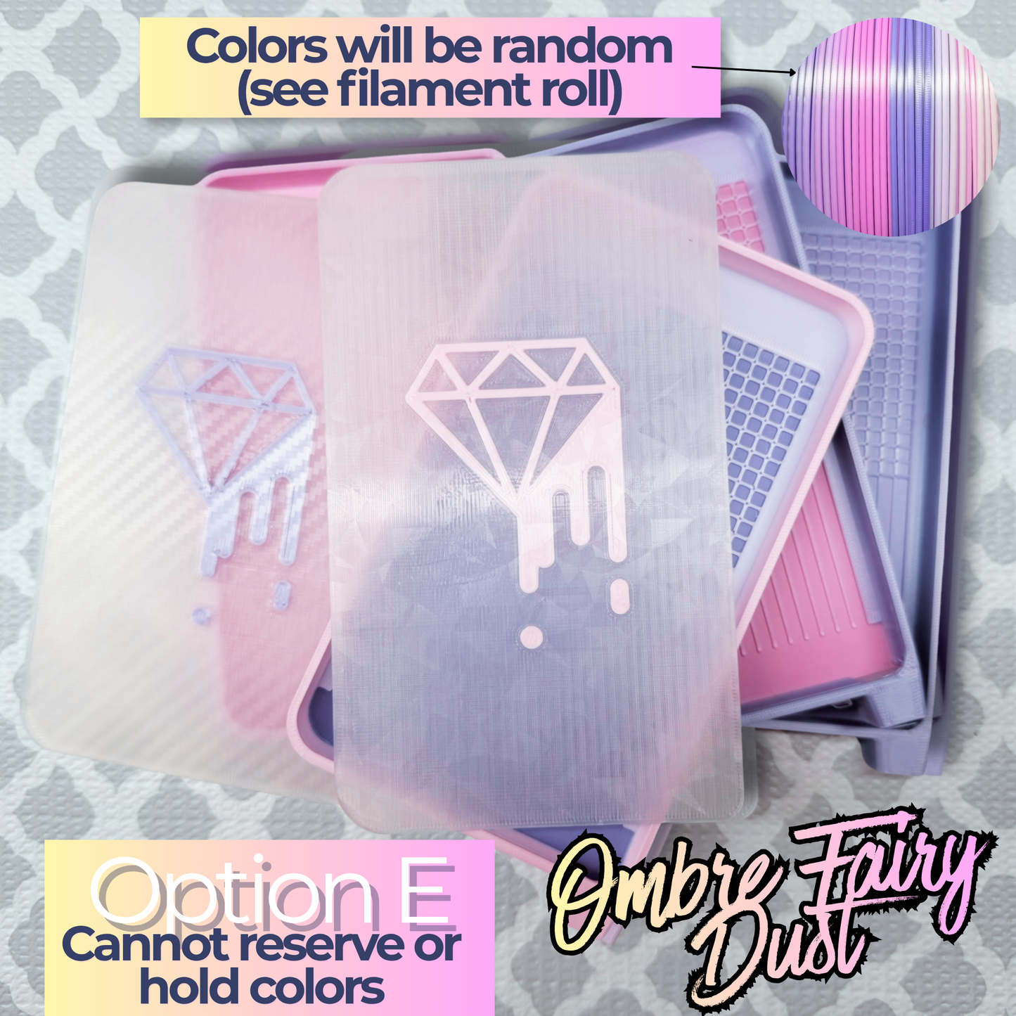 Single Placer Hybrid Grid Diamond Art Tray