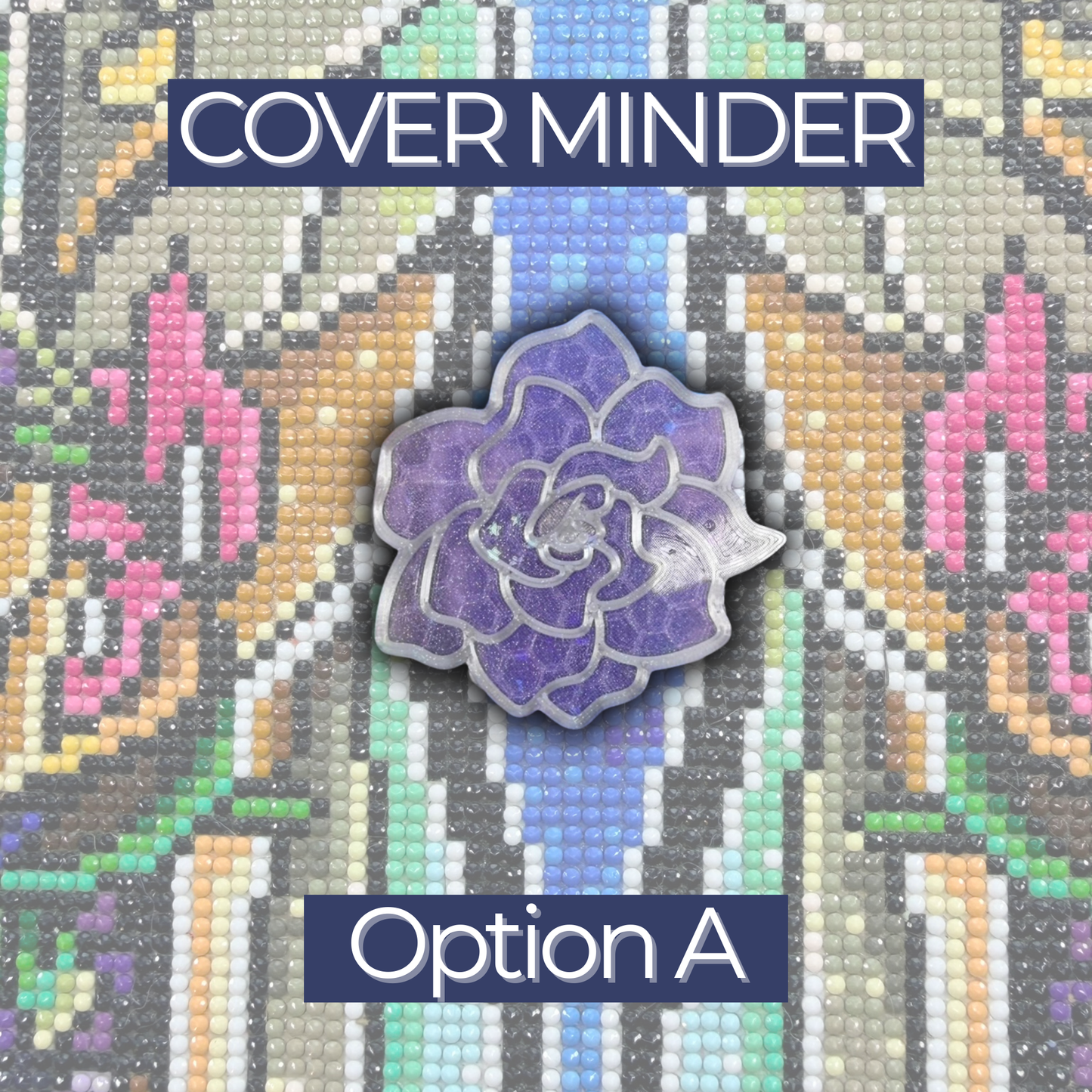 Pretty Flower Cover Minder & Trash Minders