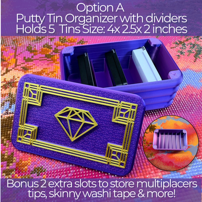 Storage Container Multiple Sizes for Diamond Art Products & Mutiplacers
