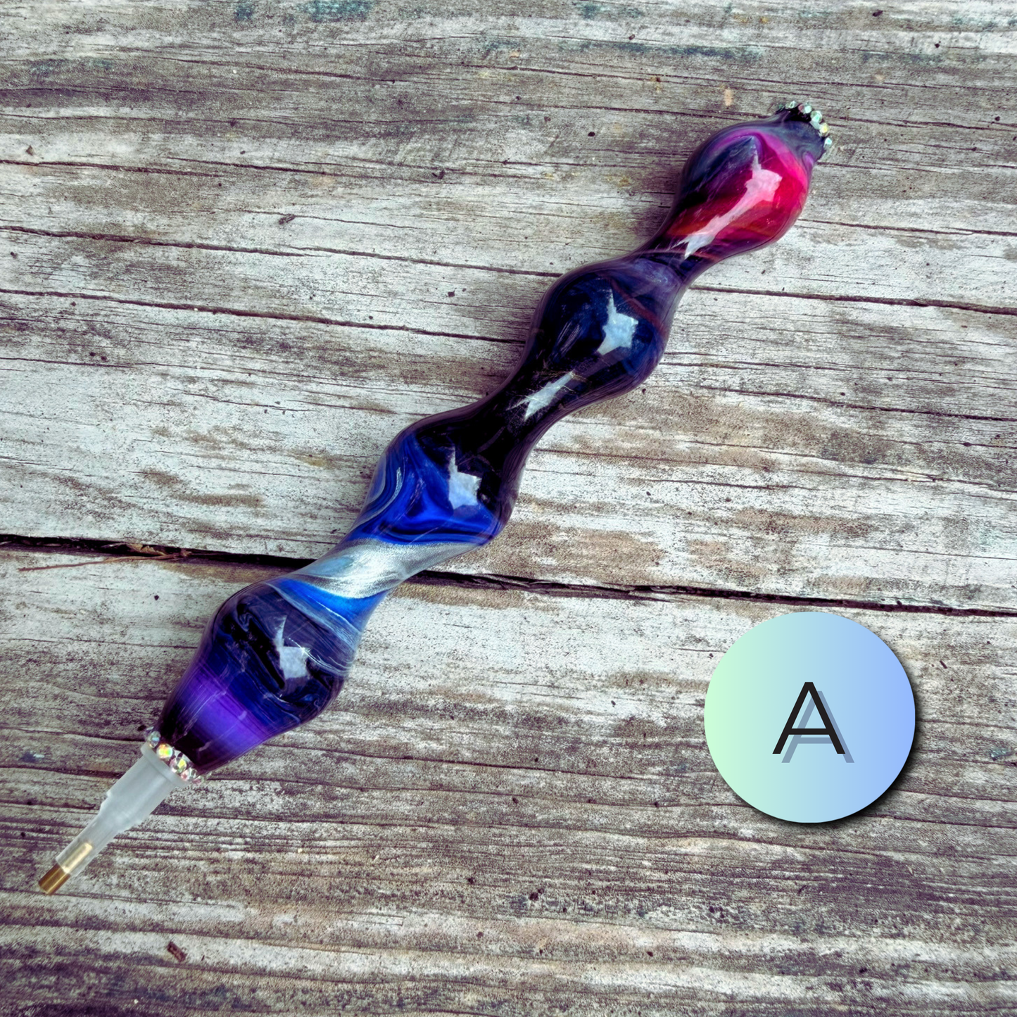 Hybrid 3D Print & Resin Diamond Art Pen