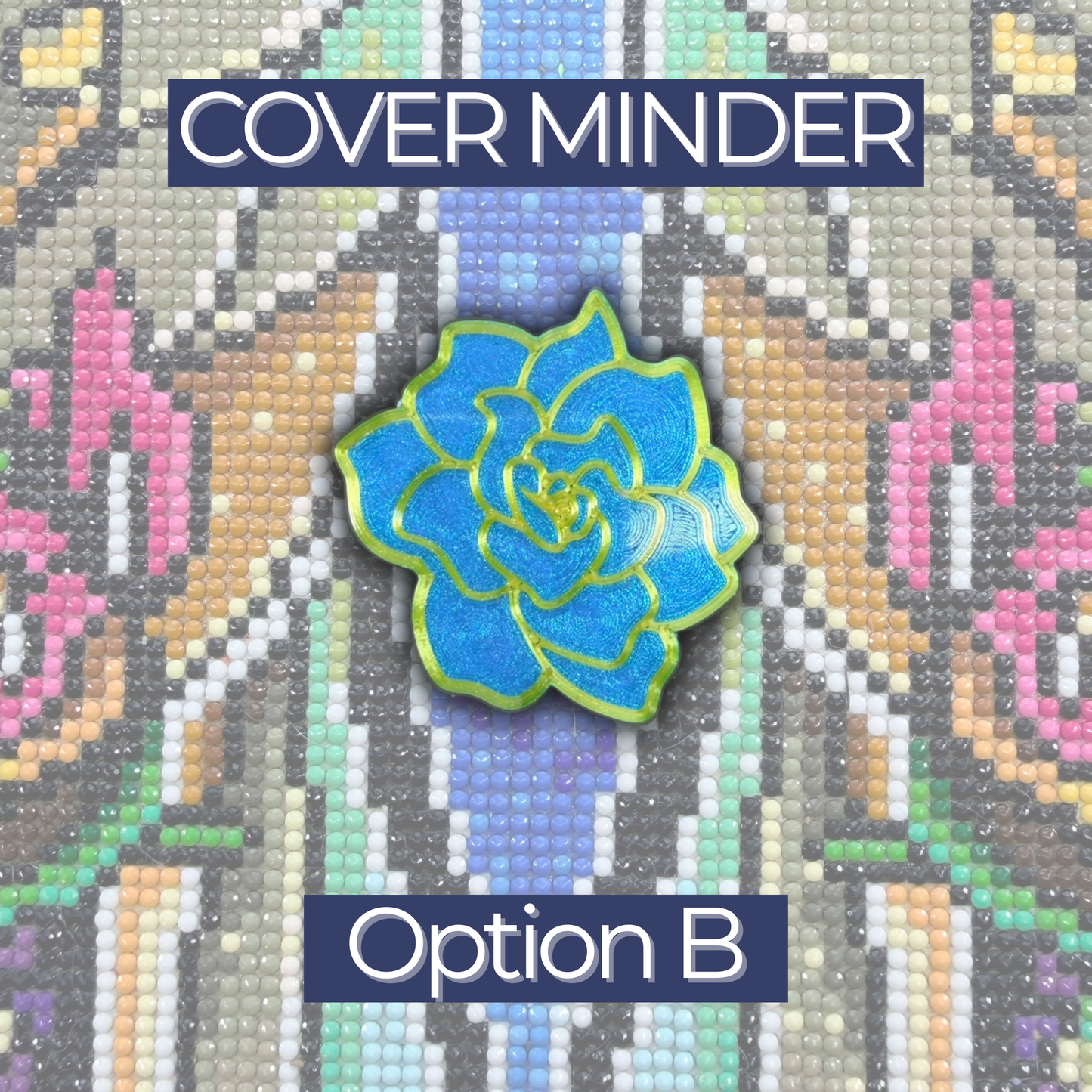 Pretty Flower Cover Minder & Trash Minders
