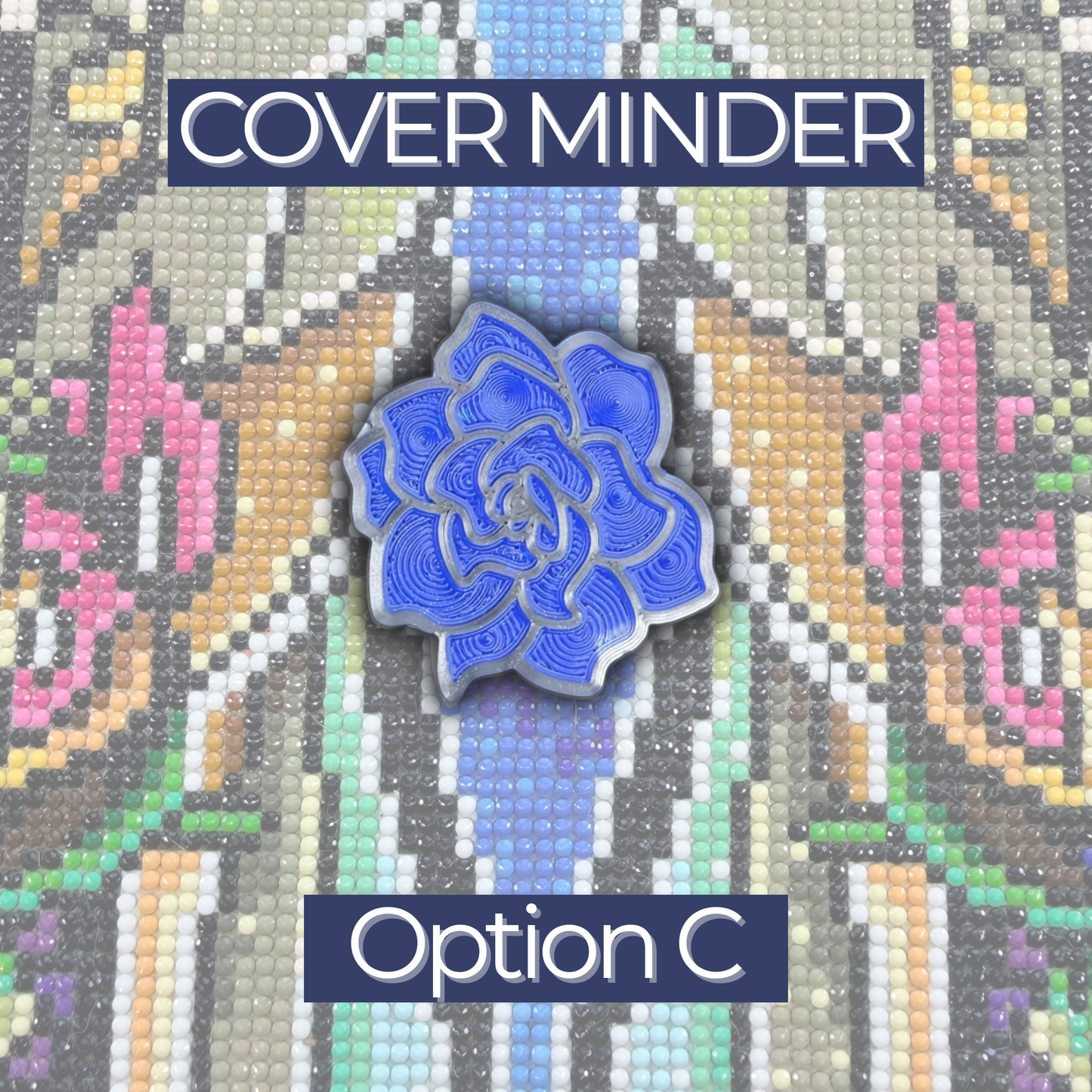 Pretty Flower Cover Minder & Trash Minders